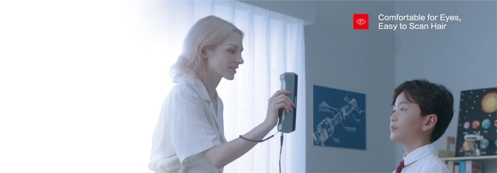 SHINING 3D - EinStar Handheld 3D Scanner scanning human face