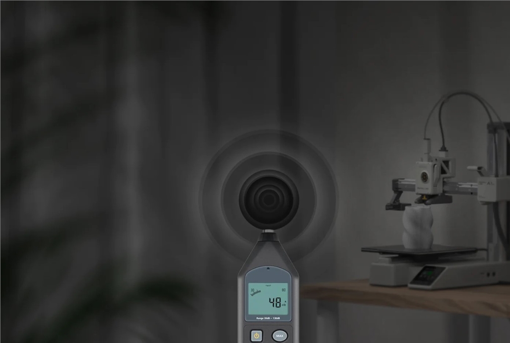 Bambu A1 mini 3D Printer has active motor noise cancelling