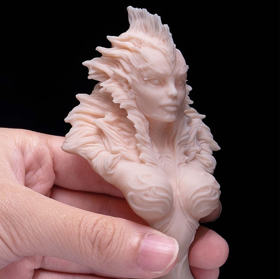 Phrozen Aqua Ivory 4K Resin Samples