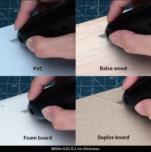 Phrozen Sonic Saber can cut various materials Phrozen Sonic Saber can cut various materials