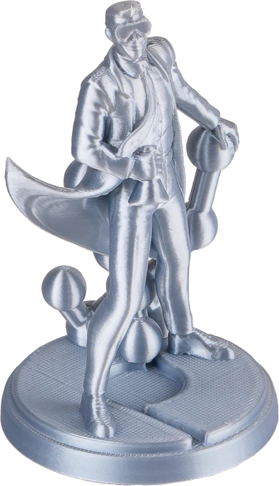 Polymaker Polylite PLA Silk Series - Silk SIlver Sample