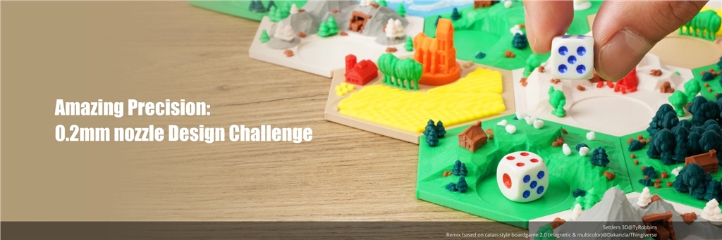 Snapmaker - 大師挑戰(zhàn)：0.2毫米噴嘴模型設計挑戰(zhàn)