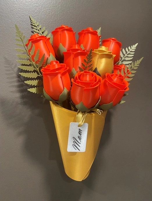 Bambu Lab 母親節(jié)設計節(jié) - 參賽作品：Bouquet Of Roses