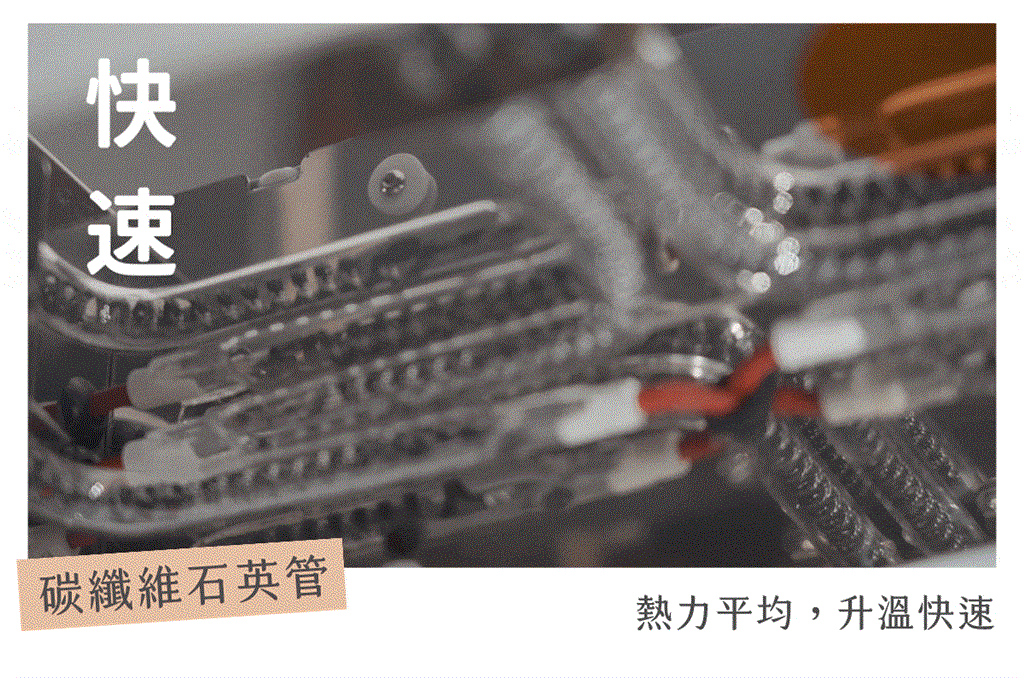 FORMART S can speed up to high temperature in 3mins FORMART S can speed up to high temperature in 3mins