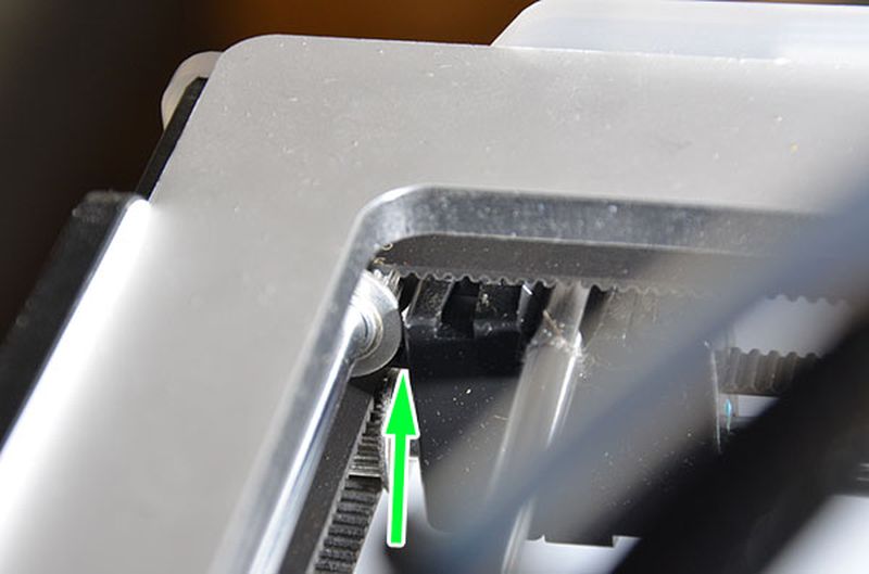 ultimaker移動軸偏移, XY軸未對齊, Misaligned axes, xy軸未垂直, 檢查滑塊皮帶輪距離