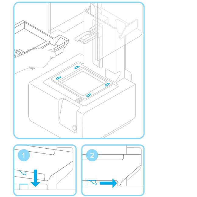 Formlabs - Form2 SLA 光固化3D列印機(jī) 3DMART 安裝樹(shù)脂槽