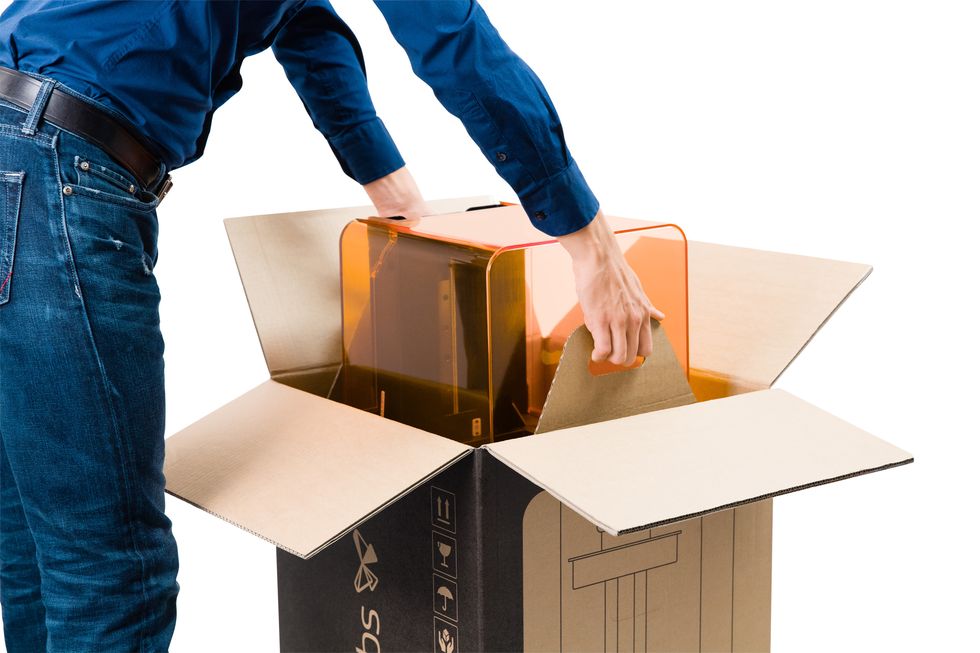 Formlabs - Form2 SLA 光固化3D列印機(jī) 3DMART Form2開(kāi)箱步驟 取出Form2