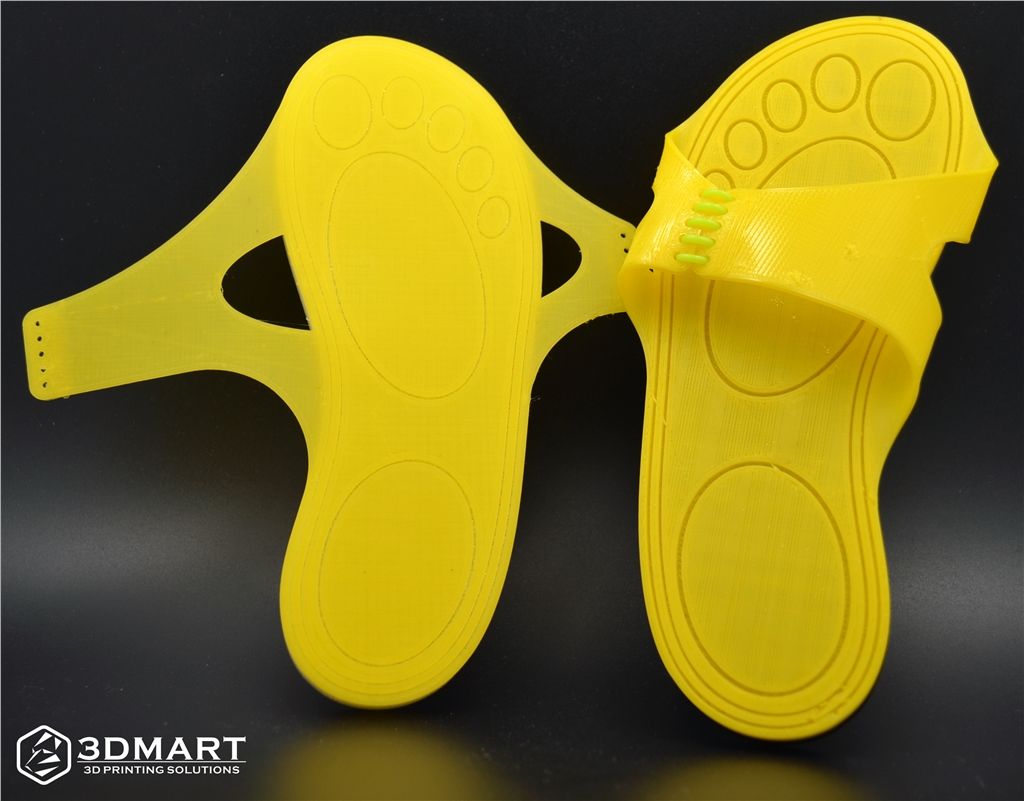 Lulzbot 3D列印機(jī), NinjaFlex, 3D列印彈性線(xiàn)材, 拖鞋