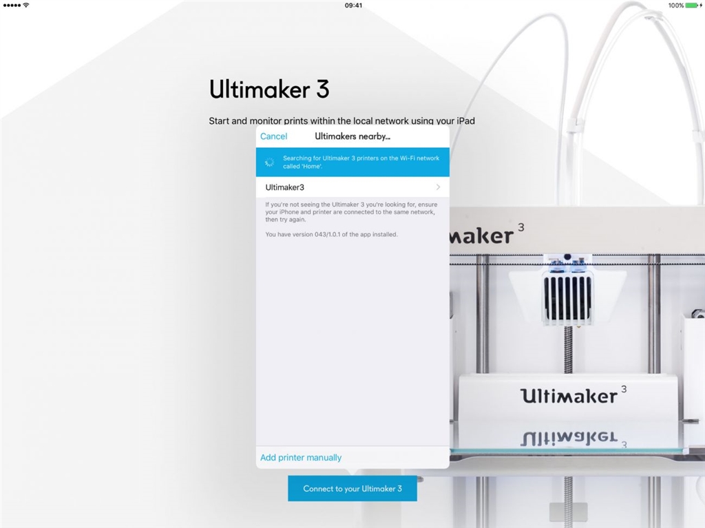 連接Ultimaker 3