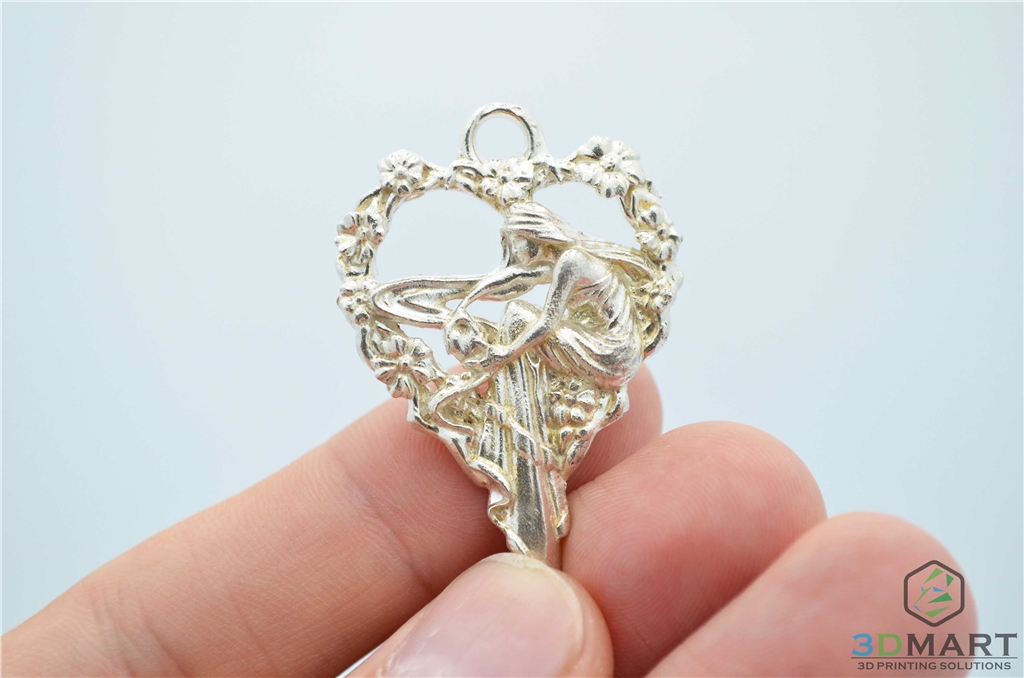 Formlabs Form2 SLA 光固化 3D列印機 Castable 鑄造樹脂 3DMART 成品 少女吊墜 Formlabs Form2 SLA 光固化 3D列印機 Castable 鑄造樹脂 3DMART 成品 少女吊墜