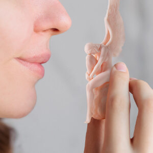 Phrozen湖水粉肌 4K 樹脂3D列印成品