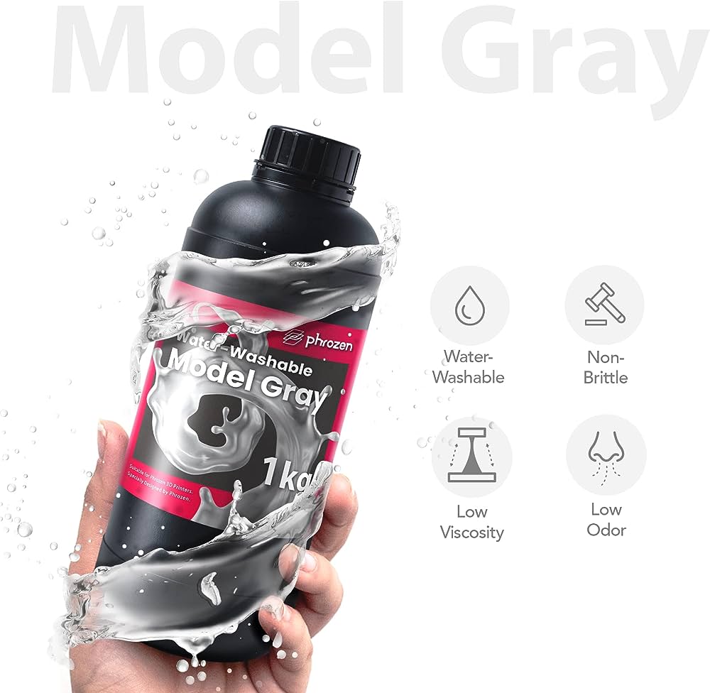 Phrozen 可水洗高速列印樹脂系列主要特點(diǎn) (1kg)