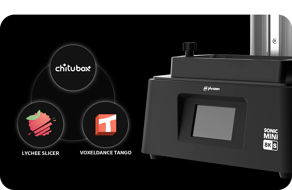Phrozen Sonic Mini 8K S LCD光固化3D列印機(jī) - 全新開(kāi)發(fā)的PRZ.切片格式
