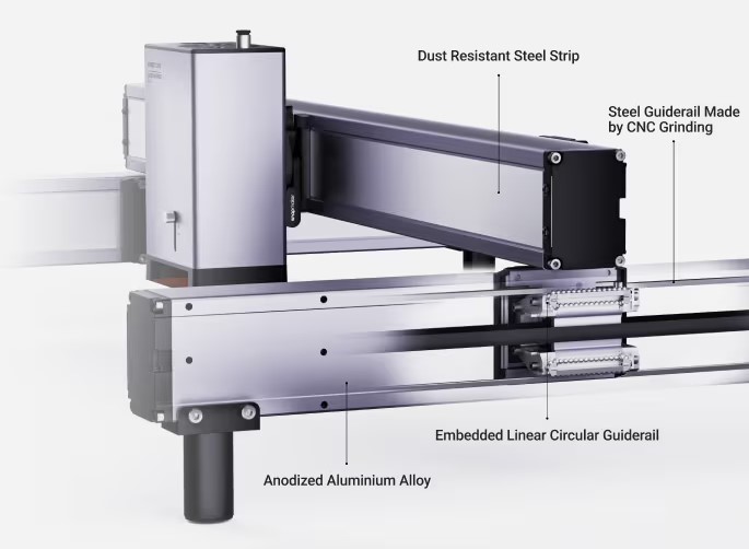 Snapmaker ray 有工業(yè)級(jí)直線導(dǎo)軌 Snapmaker ray 有工業(yè)級(jí)直線導(dǎo)軌
