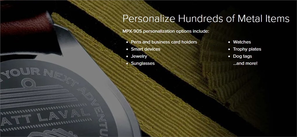 桌上型金屬雕刻機 METAZA MPX-90S 個性化數(shù)百種金屬物品