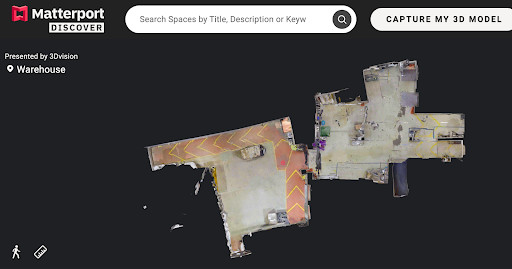 真實倉庫模型範(fàn)例 - 鳥瞰平面圖 真實倉庫模型範(fàn)例 - 鳥瞰平面圖