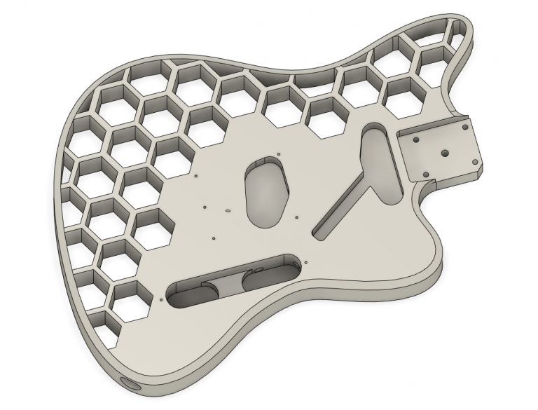 3D 列印吉他的琴身