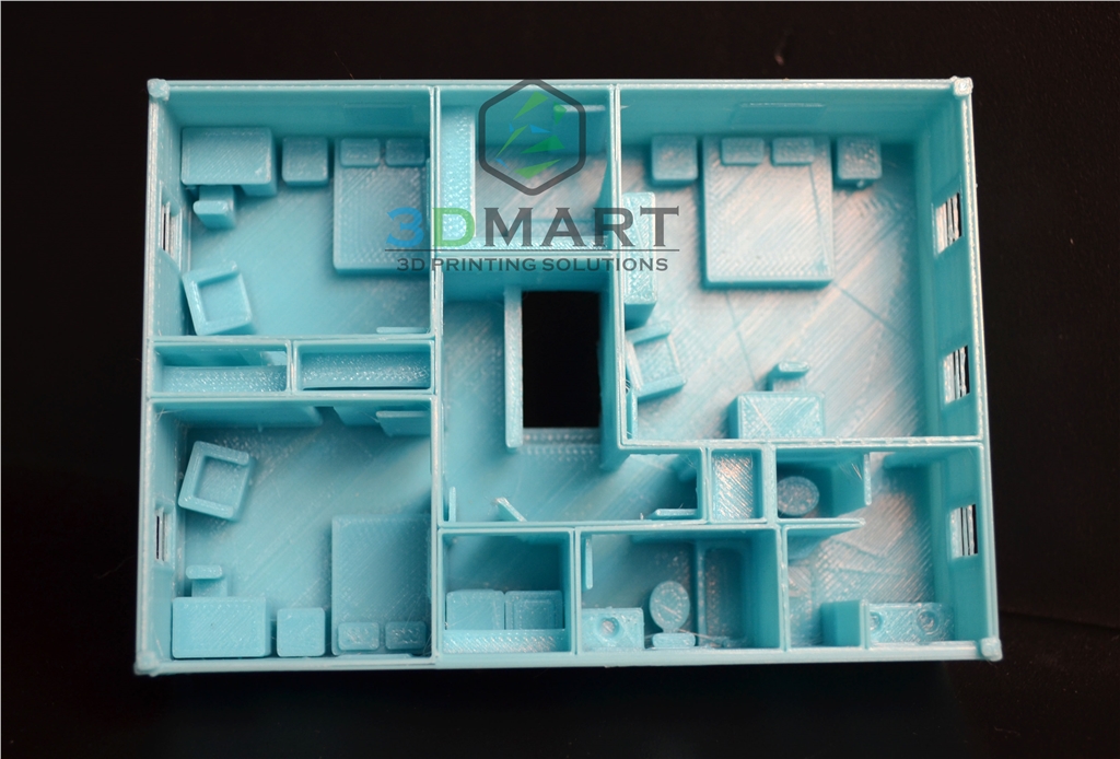 Ultimaker 3D印表機(jī) ESUN PLA 3D列印 房子 室內(nèi)設(shè)計