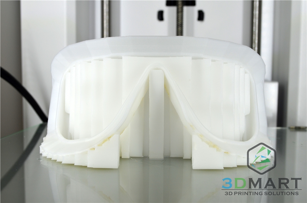 Ultimaker 3D印表機(jī) 3D列印 Ski goggles 滑雪鏡 支撐