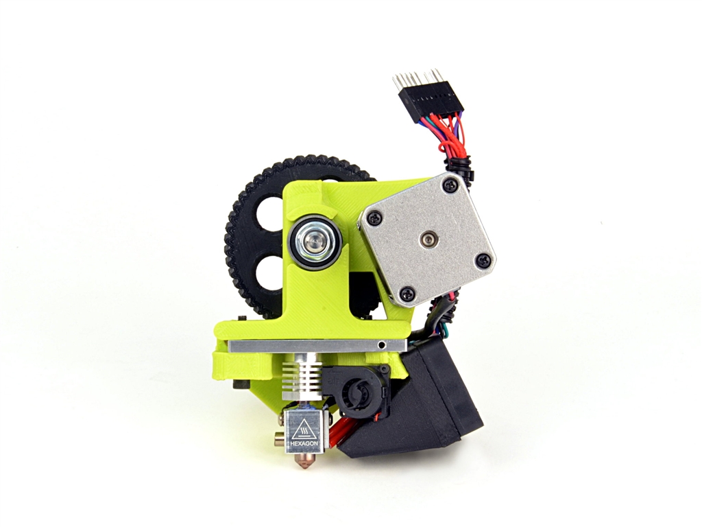 LulzBot Mini Flexystruder Tool Head v2, 3D printer,  FDM, FFF, 3D列印機(jī), 3D印表機(jī), 3D列表機(jī), TPE, TPU, 彈性材料, 彈性3D列印材料