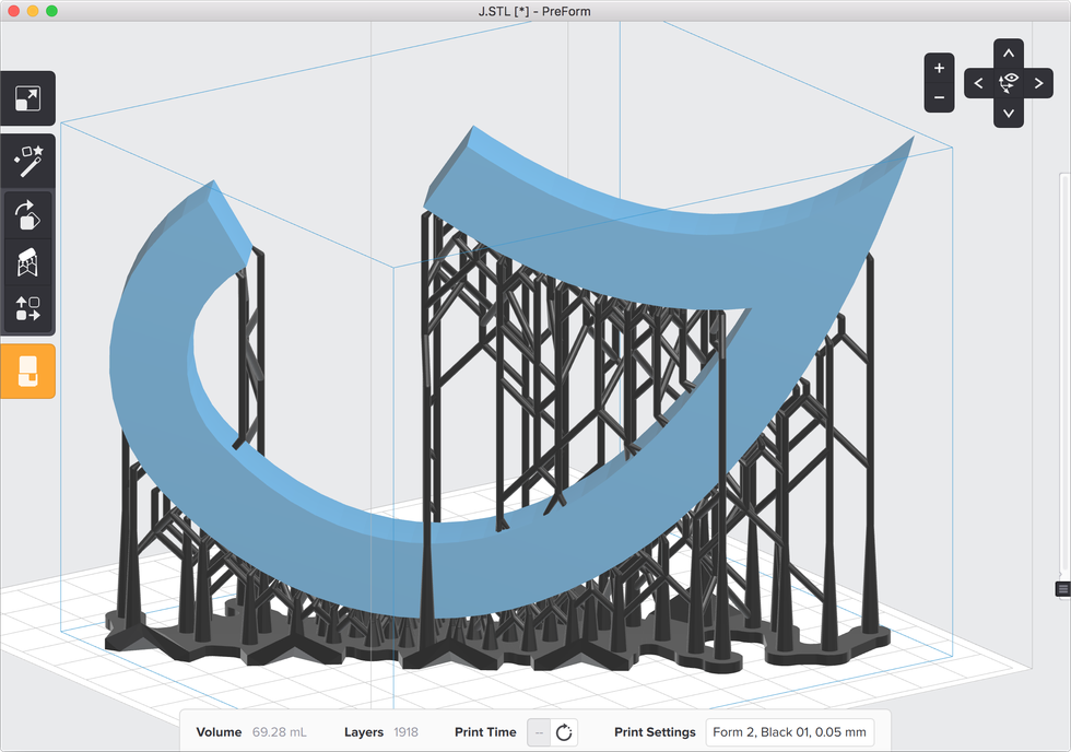 formlabs form2 preform切片軟體教學(xué) 完整支撐結(jié)構(gòu) 
